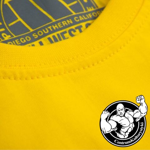 Koszulka Męska BASIC SPEED Yellow - Pit Bull West Coast